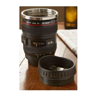  Objektif Görünümlü Lens Kupa Çelik Kahve Çay Termos Mug Bardak 