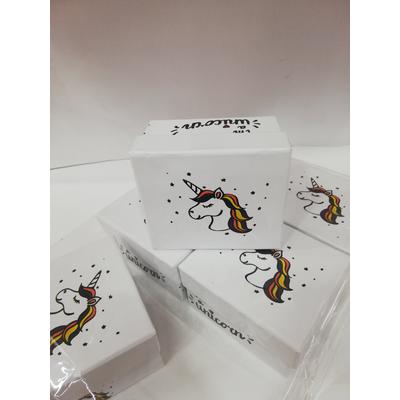 Toptan Küçük Boy 6 lı Kutu Unicorn Model
