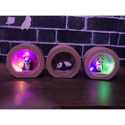 Toptan Panda Tasarımlı Işıklı ve Müzikli Fanus