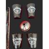 Jack Daniel’s Metal Matara ve Bardak Seti (5 Parça Hediye Kutulu)